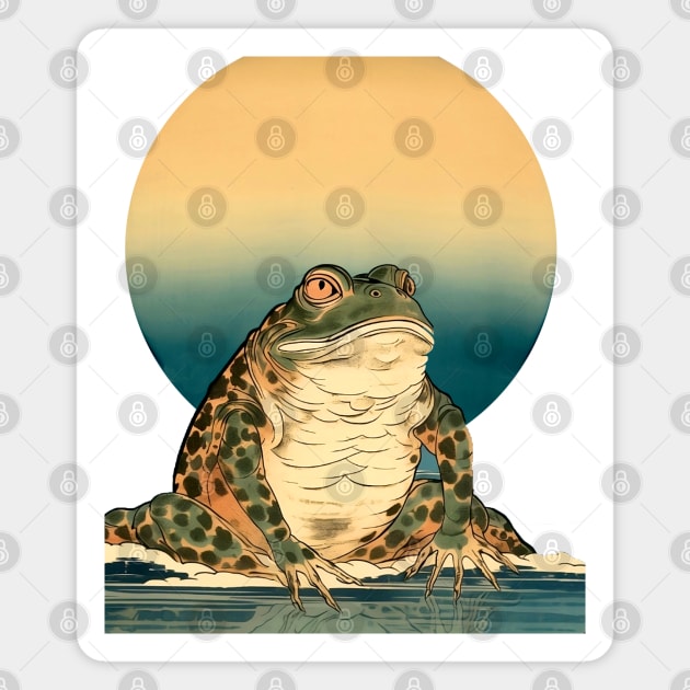 Native American Heritage Month: "The frog does not drink up the pond in which he lives" - Sioux Proverb on a light (Knocked Out) background Magnet by Puff Sumo